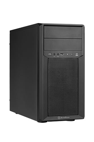 Silver Stone silverstone FARA シリーズ 大量の ストレージ ドライブ 容量を備えたコンパクトな Micro-ATX ケース SST-FA313-B-C 日本正