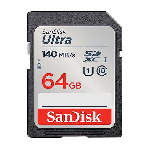 【 サンディスク 正規品 】 SanDisk SDカード 64GB SDXC Class10 UHS-I 読取り最大140MB/sUltra SDSDUNB-064G-GH3NN 新パッケージ