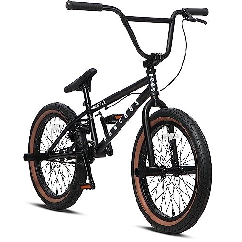 AVASTA BacchusBMX 自転車 20インチ フリースタイルBMXバイク スチール製ペグ付属 3ピースクランク初心者に最適 高炭素鋼フレーム 後U字の通販は