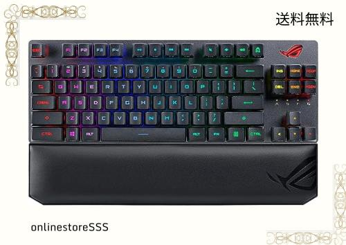 【Amazon.co.jp限定】ASUS ゲーミングキーボード ROG Strix Scope RX TKL Wireless Deluxe (ワイヤレス/ROG RXメカニカルスイッチ / 2.4Gの通販は