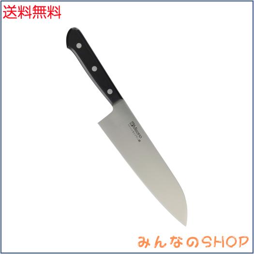 ミソノ(Misono) モリブデン鋼 三徳庖丁(ツバナシ) No.681/18cm