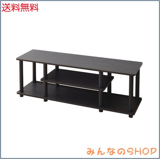 山善(YAMAZEN) テレビ台 幅112 ダークブラウン YWTV-1130(DBR)の通販は