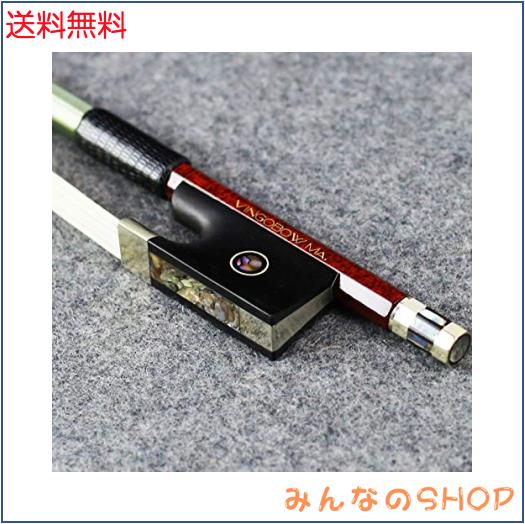 VingoBow カーボンバイオリン弓 フェルナンブコ性能とスキン のモンゴル馬毛 Pernambuco モデル120V