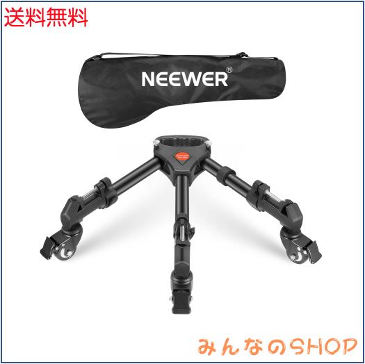 Neewer プロ耐荷重 写真三脚ドリー ラバーホイールと調整可能なレッグマウント付き DSLRカメラ/カムコーダー/写真/ビデオ/照明用