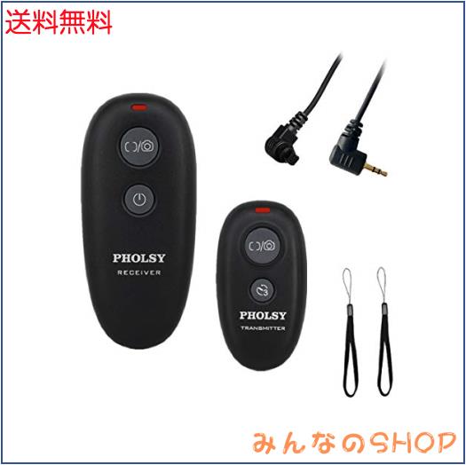 PHOLSY ワイヤレス リモコン レリーズ リモートコントローラー リモートスイッチ Canon 用 R100 R8 R6ii R7 R10 90D 250D 850D 6Dii； Olyの通販は 5,884円