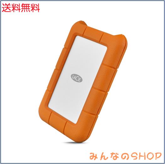 LaCie ラシー ポータブルHDD ハードディスク 1TB Rugged Mini USB-C Mac/iPad/Windows対応 外付けHDD  2EUAP8