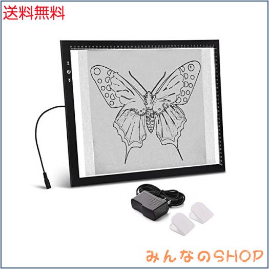 HSKトレース台A3薄くて軽い6mm明るさ調整10W LED 12V1A電源の通販は 5,361円