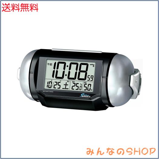 セイコークロック 置き時計 目覚まし時計 電波 デジタル 大音量 PYXIS