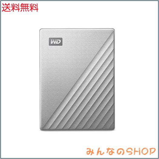 ウエスタンデジタル(Western Digital) WD ポータブルHDD 2TB USB Type-C シルバー My Passport Ultra 暗号化 パスワード保護 外付けハーの通販は