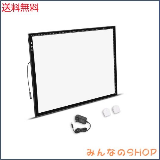 HSKトレース台A2薄くて軽い6MM調光器18W超高輝度LED5500luxタッチボタンロックモード付き