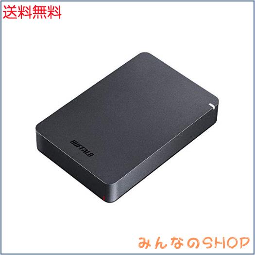BUFFALO USB3.1(Gen.1)対応 耐衝撃ポータブルHDD 4TB ブラック HD-PGF4.0U3-GBKA