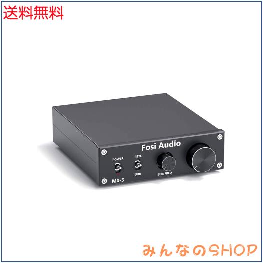 Fosi Audio M03 サブウーファーアンプ 200W TPA3255D2 ミニステレオパワーオーディオアンプ HI-FI小型 デジタルプリメイン クラスD レシ