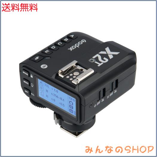 【電波法認証取得】Godox X2TC ワイヤレスフラッシュトリガー 送信機 TTL LCDパネル搭載 1/8000s Bluetooth内蔵 Canon EOSカメラ＆スマホ