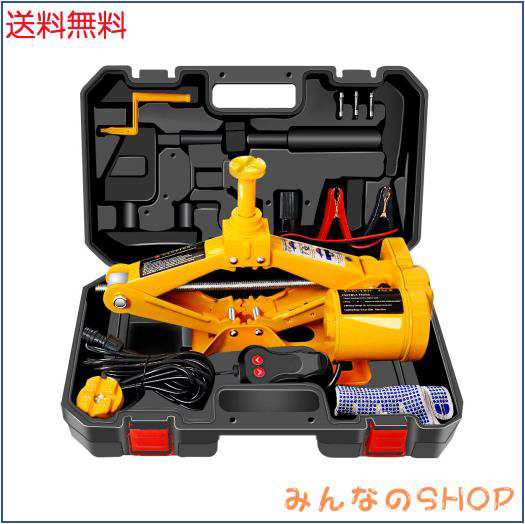 E-HEELP 電動ジャッキ 3t 車用 12V 耐荷重 3トン ジャッキアップ 自動車 タイヤ交換電動じゃっき SUV・普通自動車対応 安全警告収納ケーの通販は 12,028円