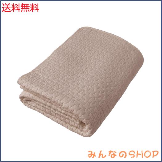 ナイスデイ 敷きパッド ベージュ ワイドキング(200×200cm) mofua (モフア) イブル 綿100% cloud柄 キルティング 洗える 低ホルム 362478の通販は 8,523円