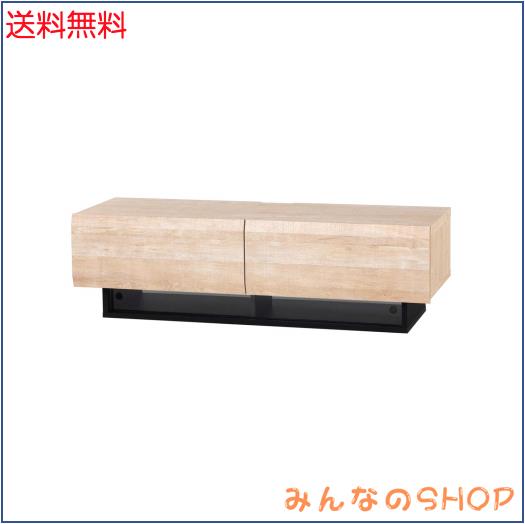 【32-50V 大型テレビ用 】 白井産業 テレビ台 ローボード テレビボード 配線をすっきりまとめるコード収納スペース wifi ルーター・ Swit