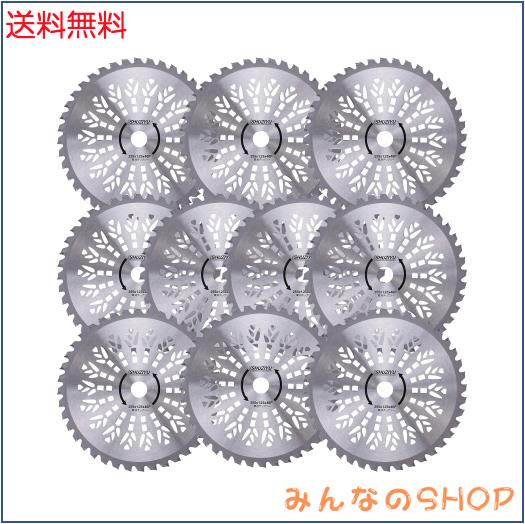 SHUZIYU 草刈機用チップソー255x40P 10枚組