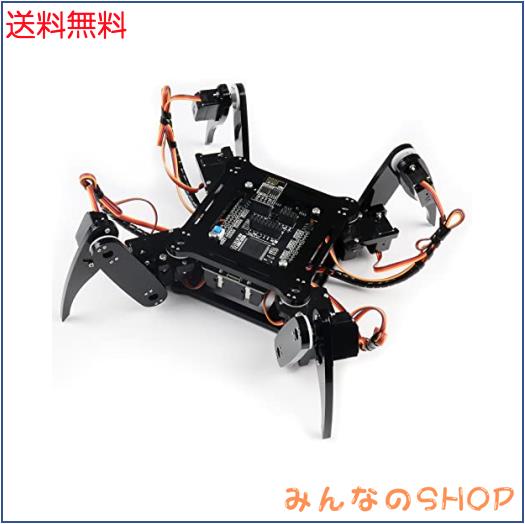 Freenove 四足歩行ロボットキット（Arduino IDE対応）、アプリリモコン、ウォーキング・クロール・ツイスト・サーボ STEMプロジェクトの通販は