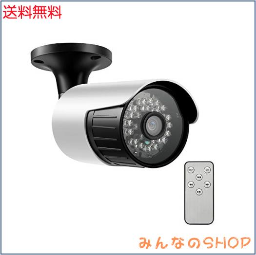 防犯カメラ130万画素最大128GB microSD対応 SDカード録画タイプ 屋外用屋内 駐車場 自宅のテレビで観れる AV出力対応 赤外線付き 動体検の通販は 8,463円