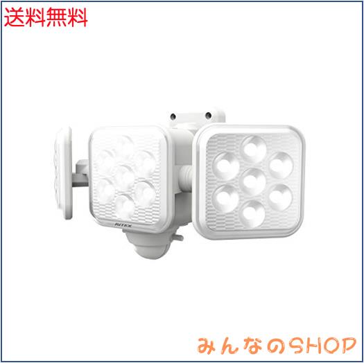 ムサシ RITEX フリーアーム式LEDセンサーライト(5W×3灯) 「乾電池式」 LED-320 ホワイト