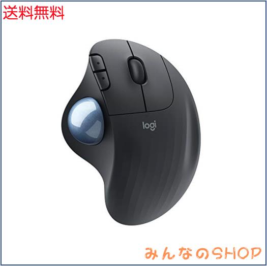 ロジクール ワイヤレスマウス トラックボール 無線 M575GR Bluetooth Unifying 5ボタン windows mac iPad M575 電池寿命最大24ケ月 グラ