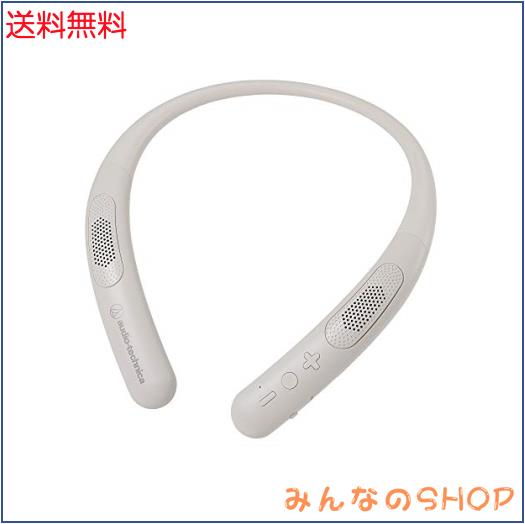 オーディオテクニカ AT-NSP300BT ワイヤレスネックスピーカー Bluetooth5.0/本体約75ｇ軽量設計/連続再生約13時間/microSDメモリーカード