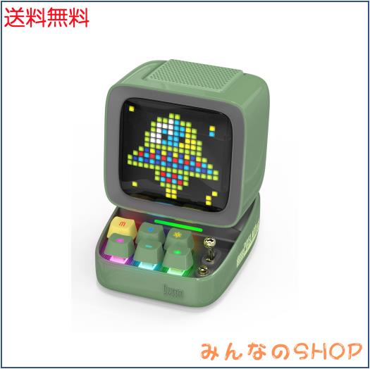 Divoom Ditoo-ProポータブルBluetoothスピーカー3.55インチLEDスクリーンピクセルディスプレイ、DSPワイヤレススピーカーAPPコントロール