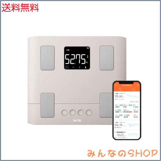 タニタ 体重計 体組成計 スマホ連動 50g単位 バックライト BC-332L PK ピンク 子供の成長を見守る