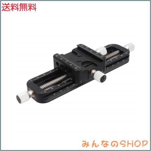 Haoge FM-160 Wormdrive マクロレール マクロ撮影トラック用 フォーカススタッキング 精密フォーカススライダー クローズアップ シューテ