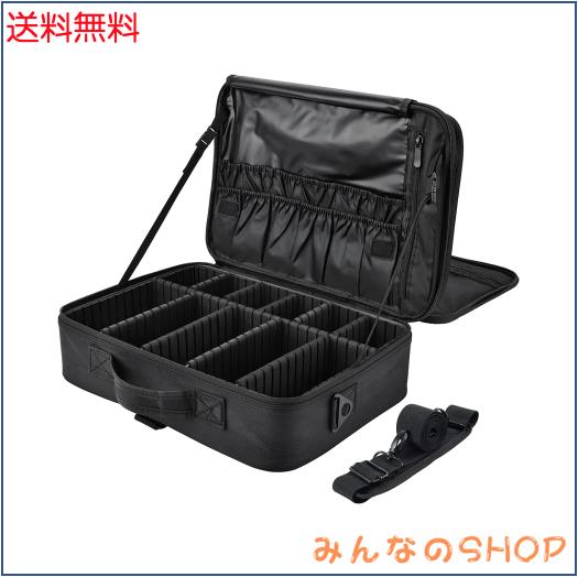 Joligrace メイクボックス 大容量 プロ仕様 メイク ボックス 持ち運び コスメボックス プロ用 メイクポーチ 大容量 化粧ポーチ コスメポの通販は 6,100円