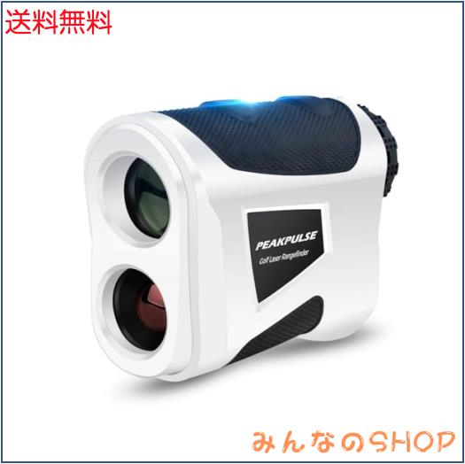 PEAKPULSE ゴルフ用 レーザー距離計 距離測定器 磁石搭載 ゴルフスコープ ゴルフレーザー 光学6倍望遠 照準合わせ IPX5防水 連続測定 ス