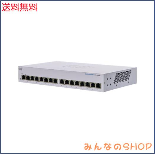 シスコシステムズ (Cisco) スイッチングハブ 16ポート ギガビット CBS110-16T-JP