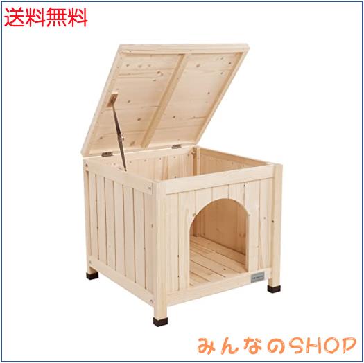 petsfit 犬小屋 猫小屋 ペットハウス 天然木 杉 犬舎 猫舎 木製ゲージ 小型犬 おしゃれ 屋内 ベージュ 11,538円