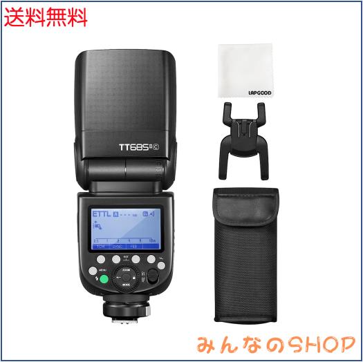 Godox TT685II C TT685IIC TT685II-C キヤノン用カメラフラッシュ｜1/8000 秒高速シンクロ HSS GN60｜EOS R6/R5/5D4 等対応 [並行輸入品]