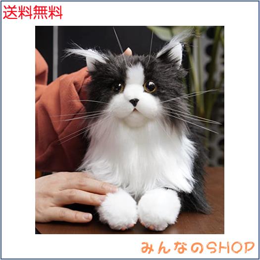 Chongker 猫ぬいぐるみ リアル 本物そっくり ハンドメイド