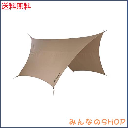 Unigear ヘキサタープ tcタープ ポリコットン 5m延長ベルト付き 4.2ｍｘ4.1ｍ テントとの取り組み可能 焚き火 タープ 遮光 遮熱 難燃 軽