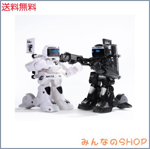 DEERC おもちゃ ロボット 対戦ロボットセット バトル 電動ロボット ボクシング 対戦型 体感操作 体験リモコン 多機能 ラジコン 男の子 子の通販は