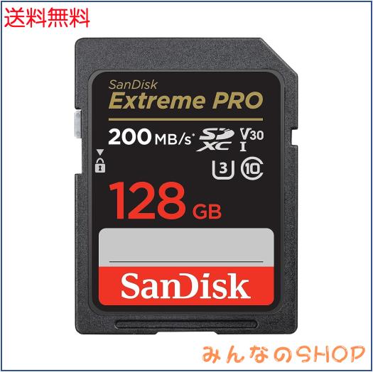SanDisk (サンディスク) 128GB Extreme PRO SDXC UHS-I メモリーカード - C10、U3、V30、4K UHD、SDカードDigital Cameras - SDSDXXD-128