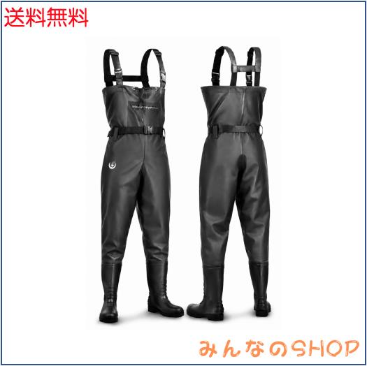 27-28cm ウェーダー 釣り 胴長 長靴 【インナーメッシュ】【ベテランアングラー推奨】 ラジアルソール 防水 スーツ チェストハイ フィッ