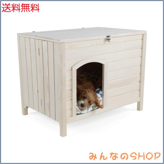 petsfit 犬小屋 組み立て不要 猫小屋 収納できる猫トイレ 猫用トイレ 