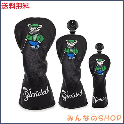 ゴルフクラブヘッドカバー ウッドカバー ドライバー フェアウェイウッド ユーティリティ ハイブリッド用ヘッドカバー 番号タグ付き ゴル