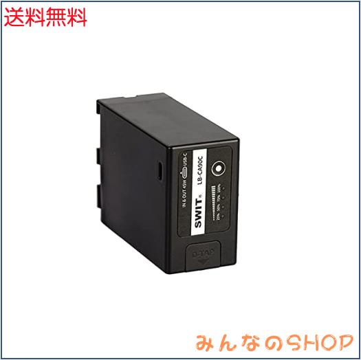 SWIT LB-CA90C BP-A シリーズ バッテリー EOS-C70、C200、C300MK2、C500MK2、XF605、XF705 用。 90Wh / 6.2Ah容量のリチウムイオンバッテ