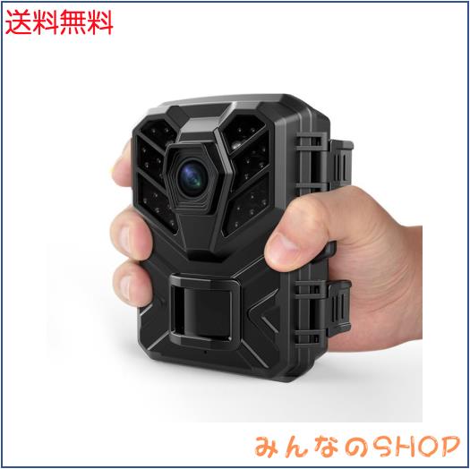 Hapimp 防犯カメラ 小型 トレイルカメラ【PSE認証済】2400万画素 1920P 
