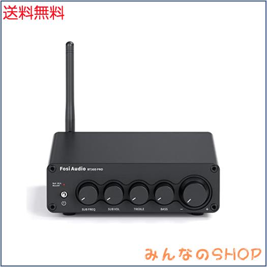 Fosi Audio 『2023アップデート版』BT30D PRO Hi-Fi Bluetooth 5.0 パワーアンプ TPA3255 2.1チャンネル ミニクラスD 統合アンプ プリメ