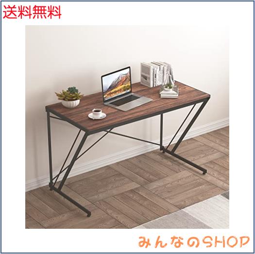 【HUGOW】パソコンデスク ゲーミングテーブル シンプルワークデスク PCデスク テレワーク 折りたたみ 組立簡単 Z字フレーム 耐荷重135KG の通販は