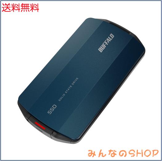 バッファロー SSD 外付け 1TB USB3.2 Gen2 Type‐C 最大読出速度1050MB/秒 防塵防滴 IP55 耐衝撃 MIL‐STD ポータブル 【 iPhone 15 15Prの通販は