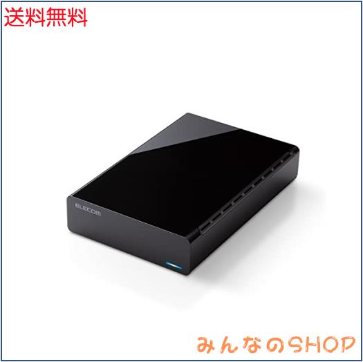 エレコム 外付けHDD ハードディスク 4TB テレビ録画用/Mac/Windowsブラック ELD-HTV040UBK