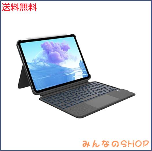 Earto for iPad Pro 11第4/3/2/1世代 キーボード付きケース 多機能タッチパッド搭載 7色バックライト ipad air4/air5 10.9/11インチBluetの通販は