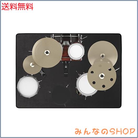 BQKOZFIN ドラムマット ドラムラグ 防音マット 防振マット パーカッション 絨毯 滑り止め 振動吸収マット 防音 ピアノマット 練習用 カーの通販は