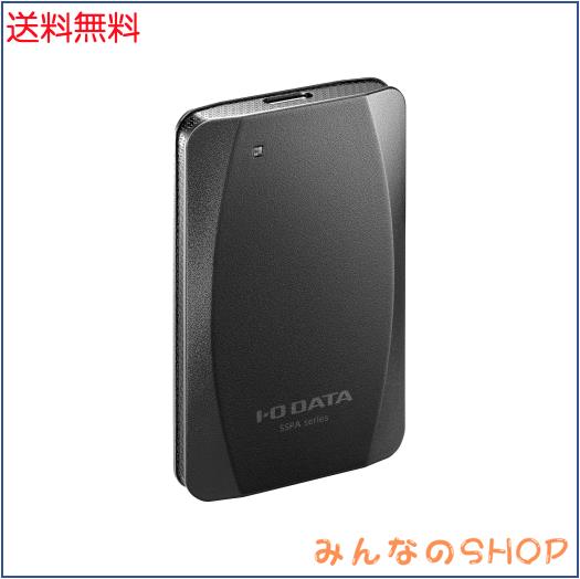 アイ・オー・データ IODATA SSD 外付け 2TB USB 3.2 Gen 2 Type-A Type-C両対応 読み書き約1,000MB/秒 シネマカメラ対応 耐衝撃耐振動 映